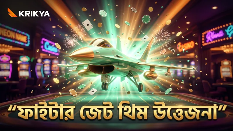 ফাইটার জেট থিম গেমের গতিশীলতা ও উত্তেজনা বৃদ্ধি করে