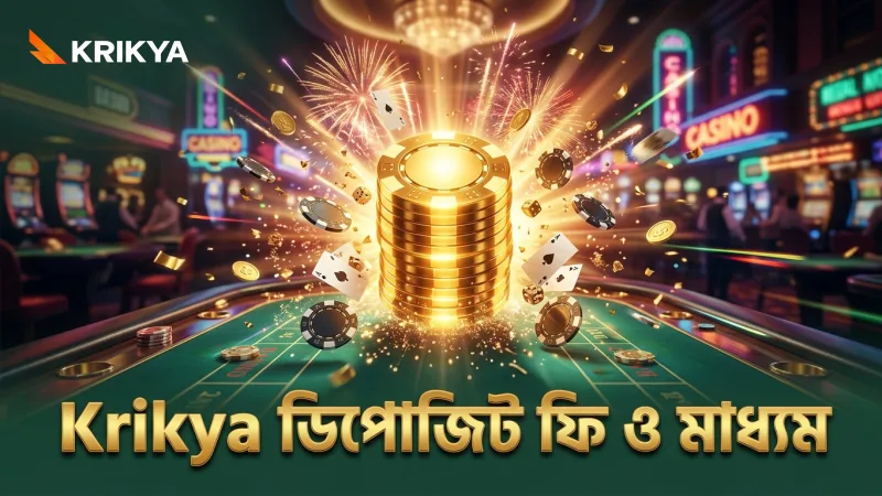 Krikya ডিপোজিটের সময় ফি ও অনুমোদিত পেমেন্ট মাধ্যমের তালিকা