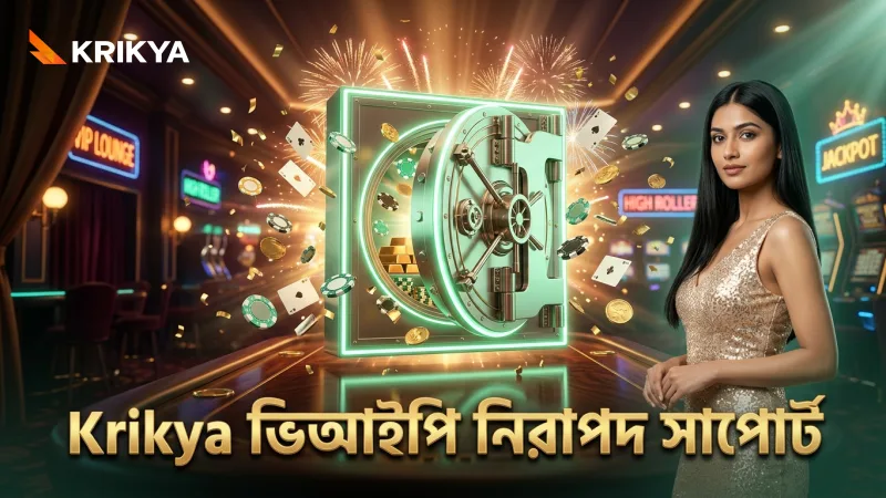 Krikya ভিআইপি সদস্যদের জন্য নির্ভরযোগ্য সাপোর্ট ও নিরাপত্তা