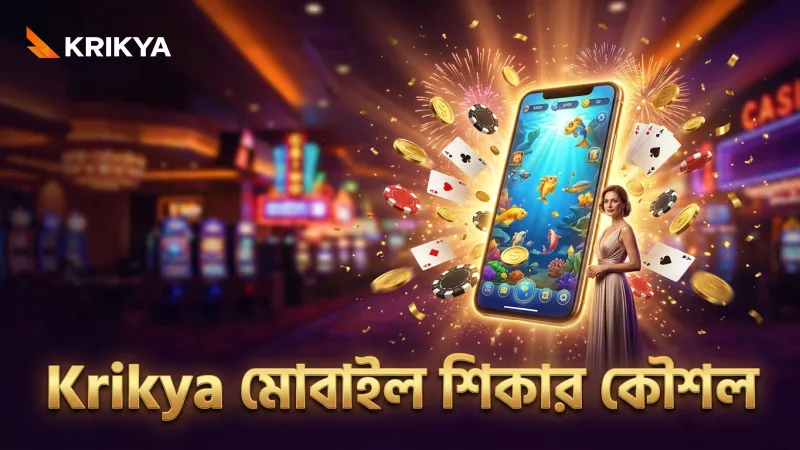 Krikya মোবাইলে বড় বস মাছ শিকারের জন্য কৌশল।