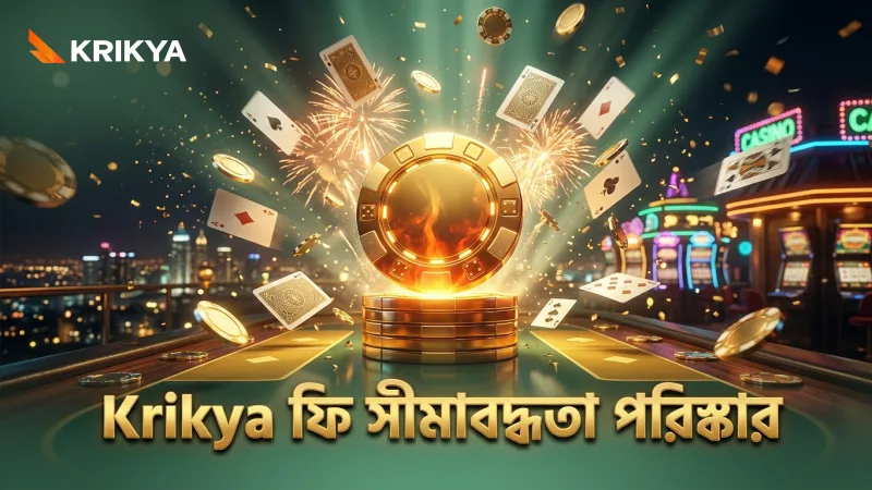 ফি ও সীমাবদ্ধতা বুঝে Krikya ক্যাসিনোতে দ্রুত পেমেন্ট পান