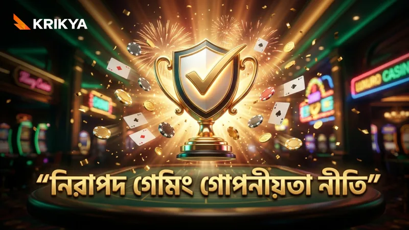 নিরাপদ গেমিং নিশ্চিত করতে গোপনীয়তা নীতির প্রতি যত্নবান হন।