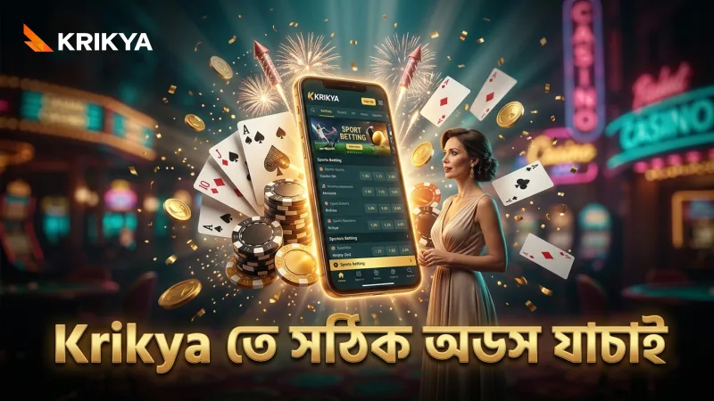 Krikya প্ল্যাটফর্মে সঠিক অডস যাচাই করে বাজি ধরুন
