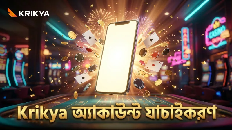 Krikya অ্যাকাউন্ট নিরাপত্তায় কঠোর যাচাইকরণ প্রক্রিয়া।