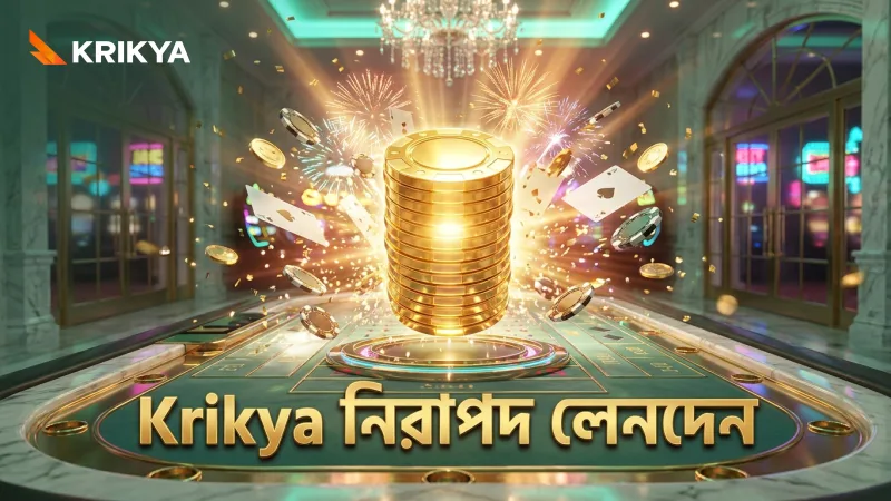 Krikya-তে নিরাপদ লেনদেনের মাধ্যমে বিশ্বাসযোগ্যতা বজায়।